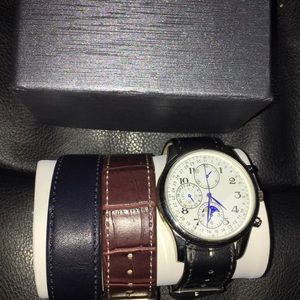 interchangeable 3 bands watch